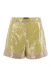 Mvp Wardrobe Shorts With Sequins All Over
