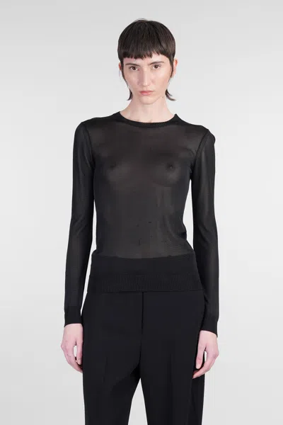 Mvp Wardrobe T-shirt In Black Viscose