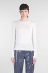 Mvp Wardrobe T-shirt In White Viscose