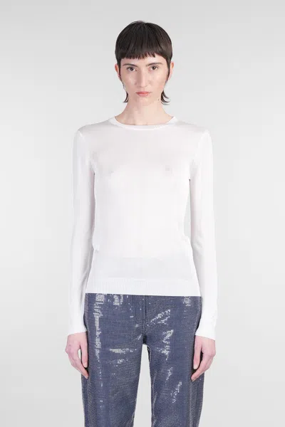 Mvp Wardrobe T-shirt In White Viscose