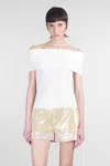 Mvp Wardrobe Topwear In White Viscose
