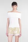 Mvp Wardrobe Topwear In White Viscose