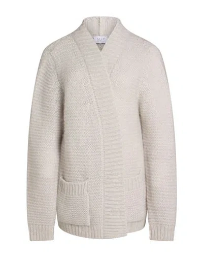 Mvp Wardrobe Woman Cardigan Light Grey Size 6 Superkid Mohair, Polyamide, Merino Wool In Neutral