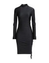 Mvp Wardrobe Woman Mini Dress Black Size 4 Polyamide, Elastane In Multi