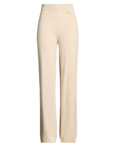 Mvp Wardrobe Woman Pants Beige Size 4 Viscose, Polyamide, Merino Wool, Cashmere In Brown