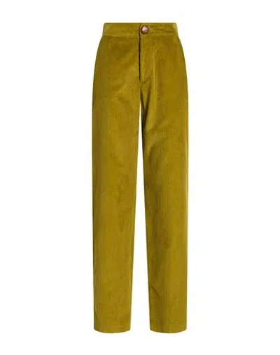 Mvp Wardrobe Woman Pants Khaki Size 6 Cotton In Sand