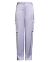 Mvp Wardrobe Woman Pants Lilac Size 8 Viscose In Blue