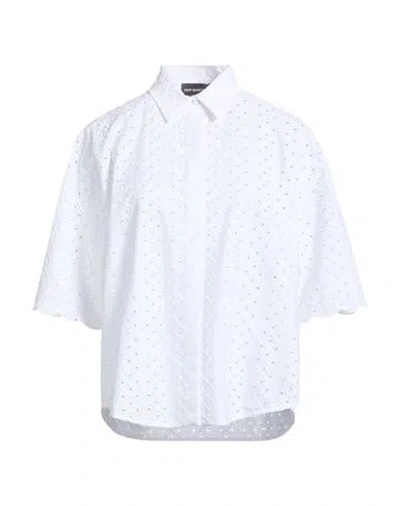 Mvp Wardrobe Woman Shirt White Size 6 Polyester, Cotton