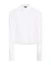 Mvp Wardrobe Woman Shirt White Size 8 Cotton In White
