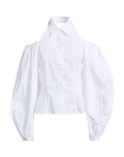 Mvp Wardrobe Woman Shirt White Size 8 Cotton