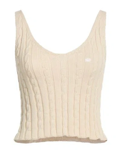 Mvp Wardrobe Woman Top Sand Size 2 Organic Cotton In Neutral