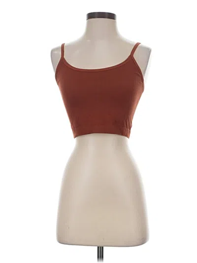 Pre-owned Mwl By Madewell Active Tank Top In Brown