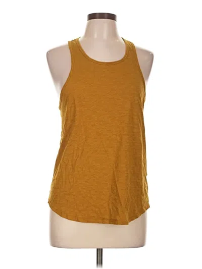 Pre-owned Mwl By Madewell Active Tank Top In Gold