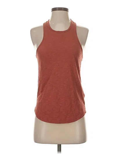 Pre-owned Mwl By Madewell Active Tank Top In Orange