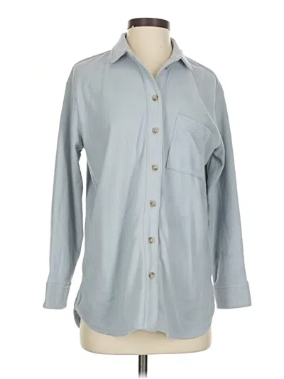 Pre-owned Mwl By Madewell Cardigan Sweater In Blue