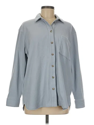 Pre-owned Mwl By Madewell Cardigan Sweater In Blue