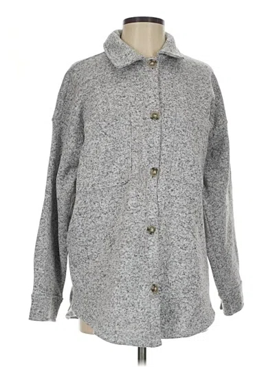 Pre-owned Mwl By Madewell Cardigan Sweater In Gray