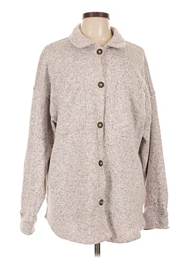 Pre-owned Mwl By Madewell Cardigan Sweater In Tan