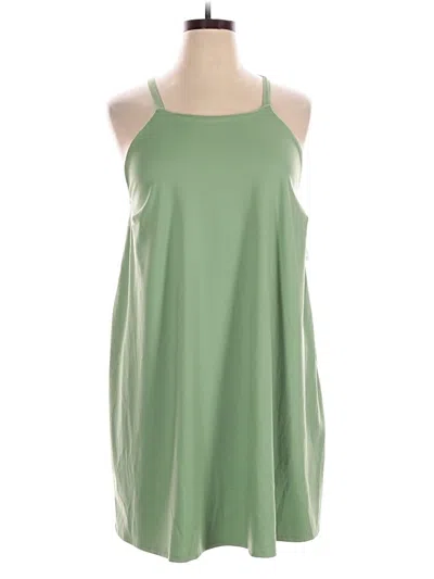 Pre-owned Mwl By Madewell Casual Dress In Green
