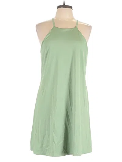 Pre-owned Mwl By Madewell Casual Dress In Green