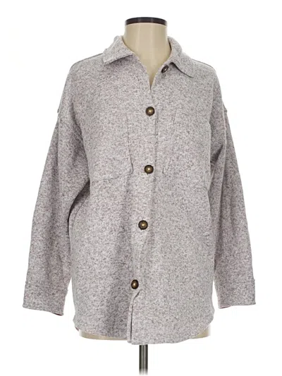 Pre-owned Mwl By Madewell Coat In Gray