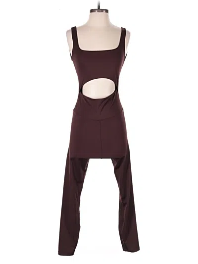 Pre-owned Mwl By Madewell Jumpsuit In Burgundy