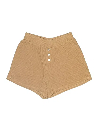 Pre-owned Mwl By Madewell Khaki Shorts In Tan