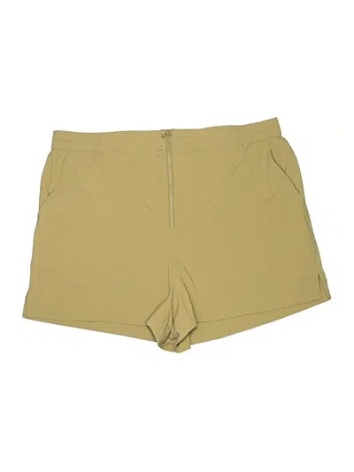 Pre-owned Mwl By Madewell Khaki Shorts In Yellow