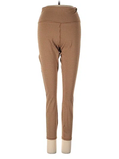 Pre-owned Mwl By Madewell Leggings In Brown