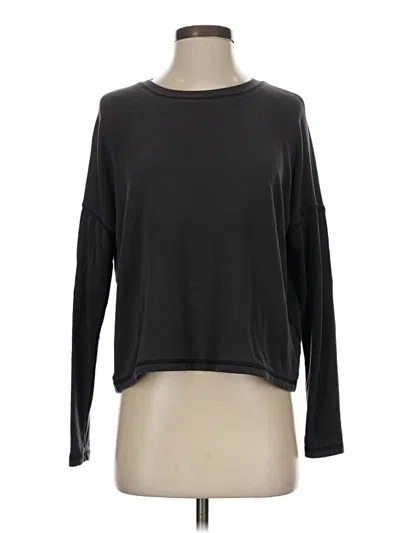 Pre-owned Mwl By Madewell Long Sleeve T-shirt In Black