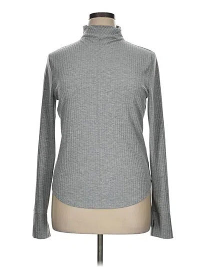 Pre-owned Mwl By Madewell Long Sleeve Turtleneck In Gray