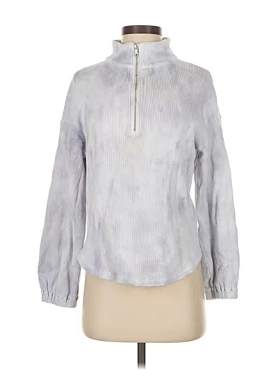 Pre-owned Mwl By Madewell Long Sleeve Turtleneck In Silver