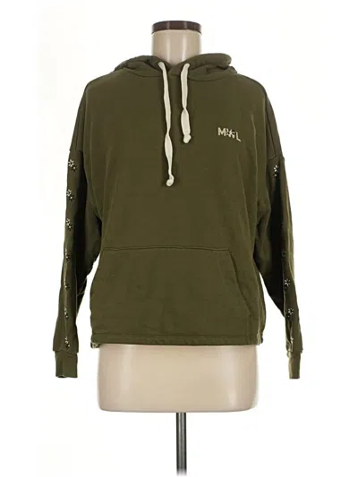 Pre-owned Mwl By Madewell Pullover Hoodie In Green