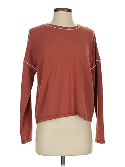 Pre-owned Mwl By Madewell Pullover Sweater In Brown