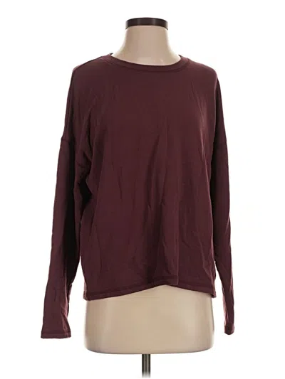 Pre-owned Mwl By Madewell Pullover Sweater In Burgundy