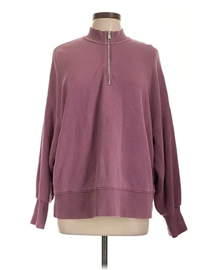 Pre-owned Mwl By Madewell Pullover Sweater In Burgundy