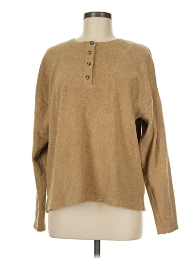 Pre-owned Mwl By Madewell Pullover Sweater In Tan