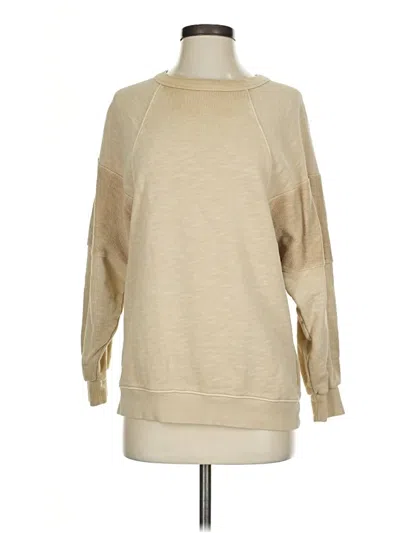 Pre-owned Mwl By Madewell Pullover Sweater In Tan