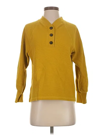 Pre-owned Mwl By Madewell Pullover Sweater In Yellow