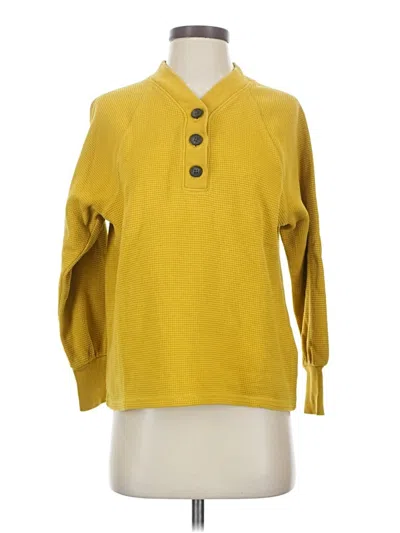 Pre-owned Mwl By Madewell Pullover Sweater In Yellow
