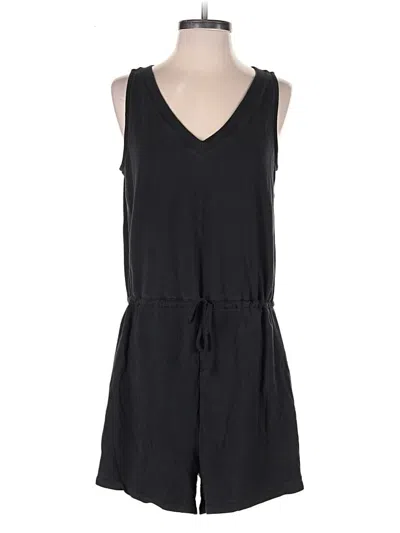 Pre-owned Mwl By Madewell Romper In Black