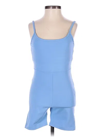 Pre-owned Mwl By Madewell Romper In Blue