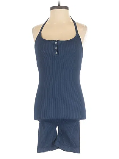 Pre-owned Mwl By Madewell Romper In Blue