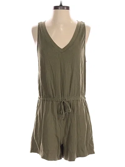 Pre-owned Mwl By Madewell Romper In Green