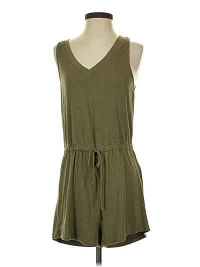Pre-owned Mwl By Madewell Romper In Green