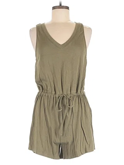 Pre-owned Mwl By Madewell Romper In Green