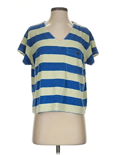 Pre-owned Mwl By Madewell Short Sleeve T-shirt In Blue