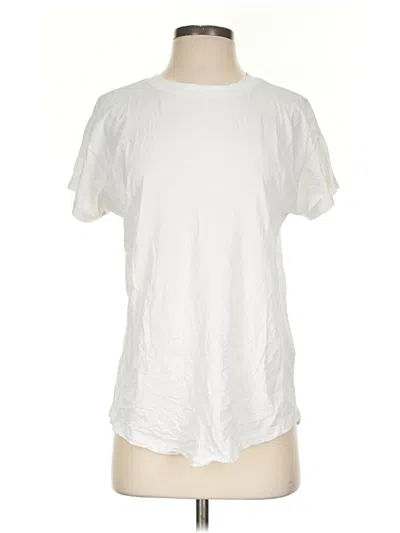 Pre-owned Mwl By Madewell Short Sleeve T-shirt In White