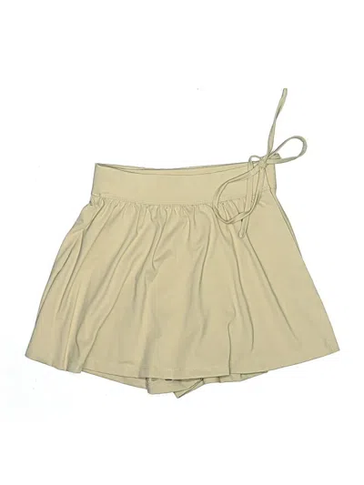 Pre-owned Mwl By Madewell Skort In Tan
