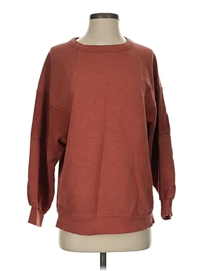 Pre-owned Mwl By Madewell Sweatshirt In Brown